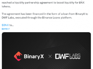 元宇宙链游 binaryx 宣布与 dwf labs 达成流动性k8凯发推荐的合作伙伴协议